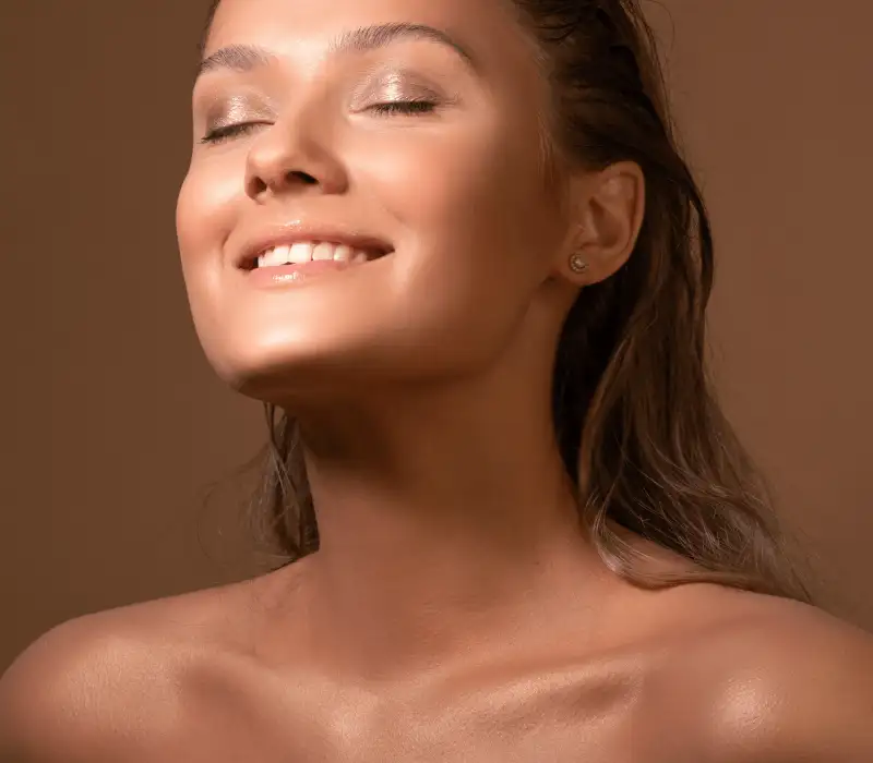 Spray tan and skincare results at TANNED TO Toronto