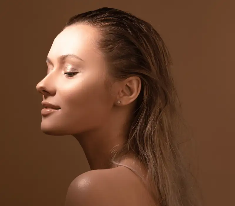 Spray tan and skincare results at TANNED TO Toronto