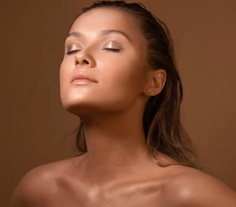 Spray tan and skincare results at TANNED TO Toronto