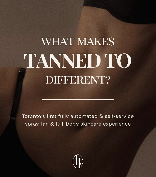what makes TANNED TO different? Fully automated and contactless spray tan studio